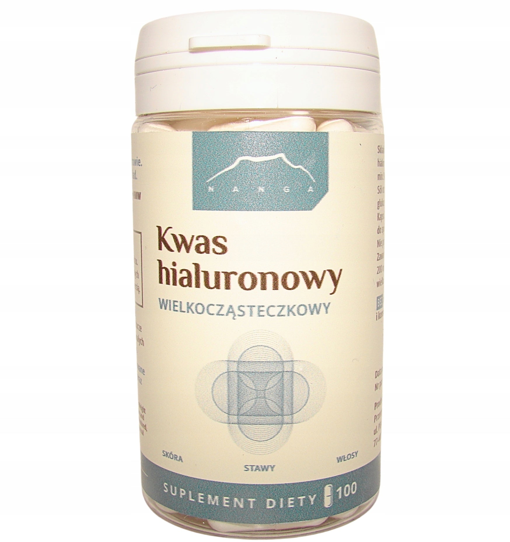 HYALURONIC ACID NANGA LARGE MOLECULE HMW 100 KAP. SKIN HYDRATION Manufacturer code 5903076421531