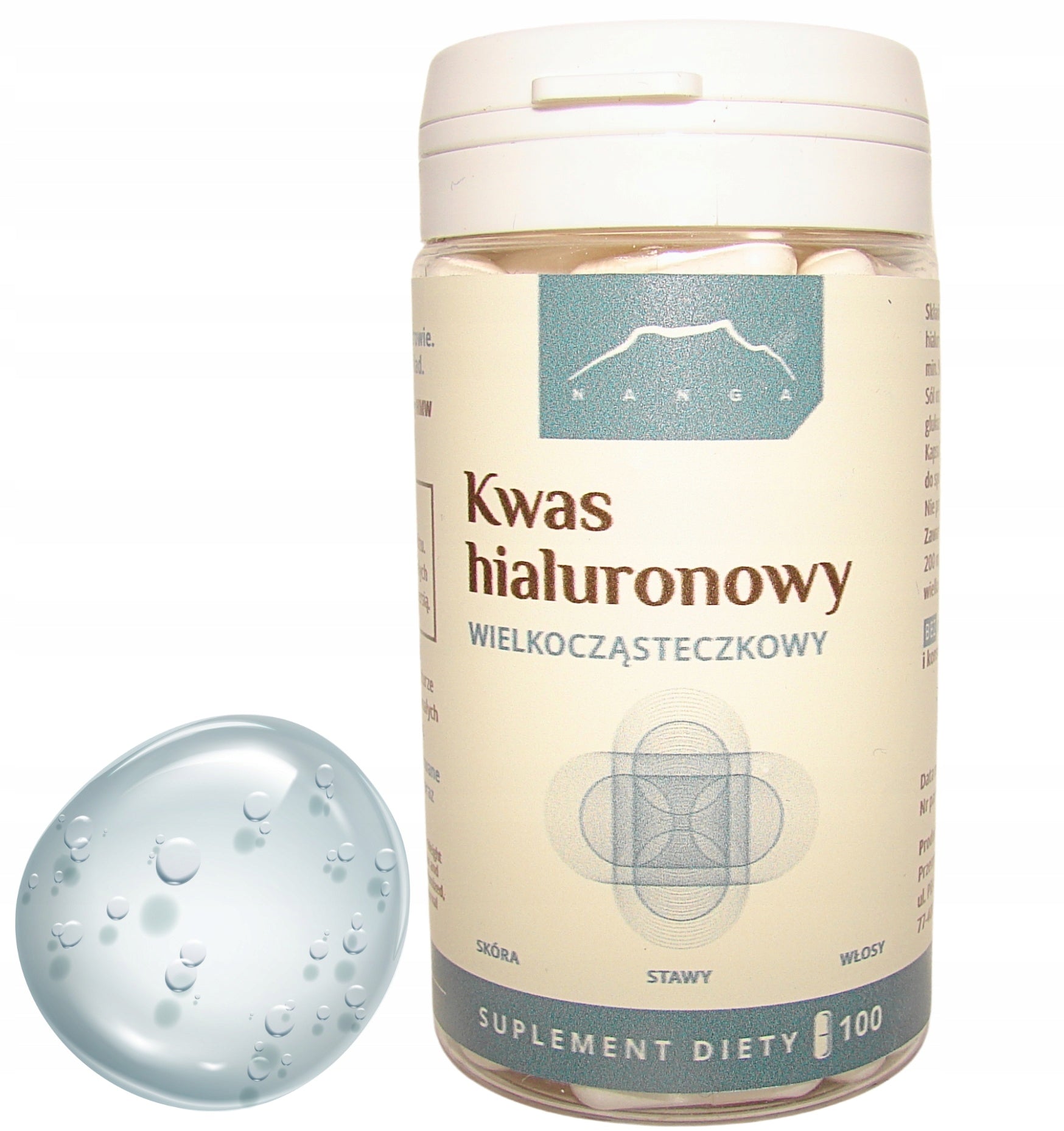 HYALURONIC ACID NANGA LARGE MOLECULE HMW 100 KAP. SKIN HYDRATION
