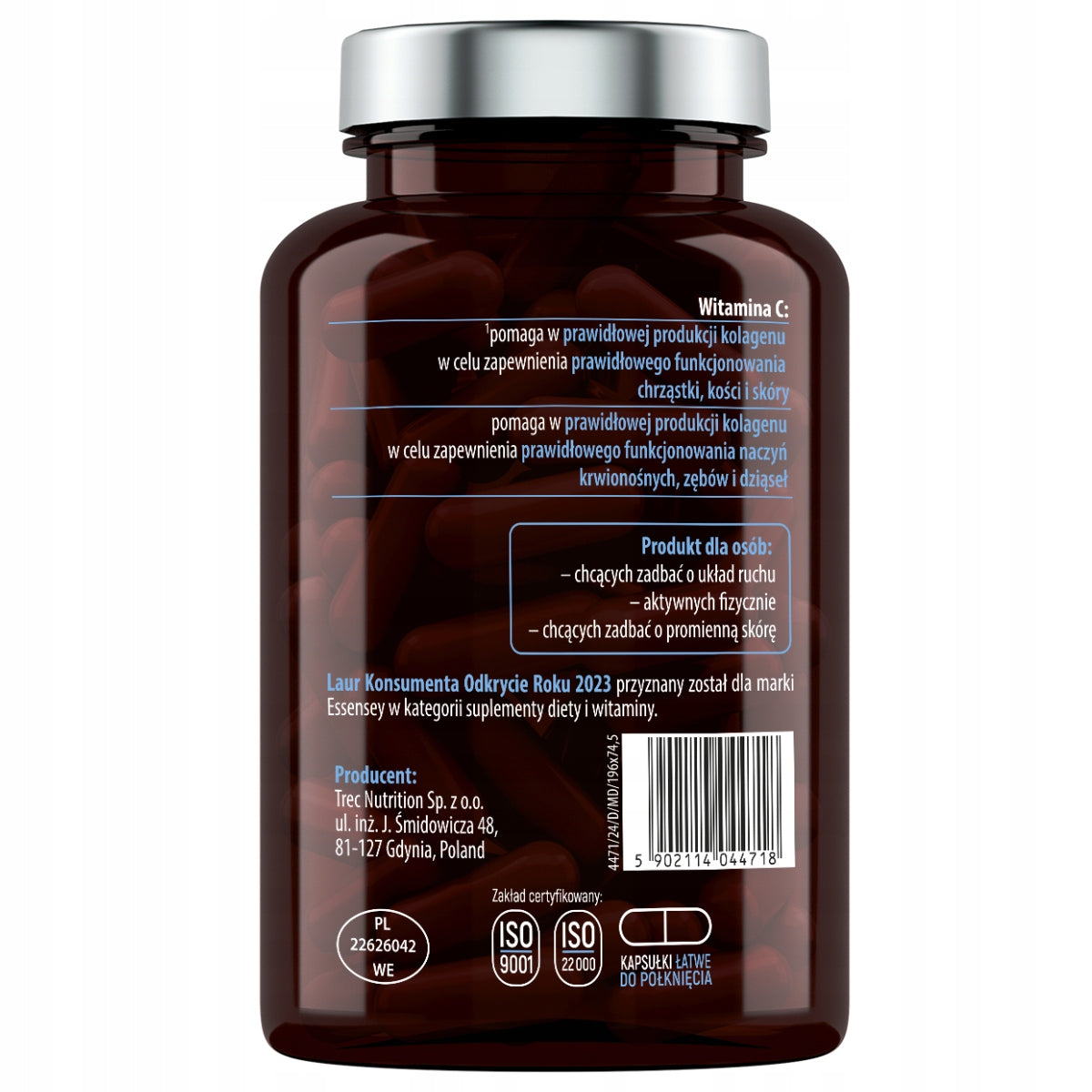 HYALURONIC ACID + VITAMIN C + PROLINE + COMPLEX FOR SKIN JOINTS 90 DAYS Packaging status original