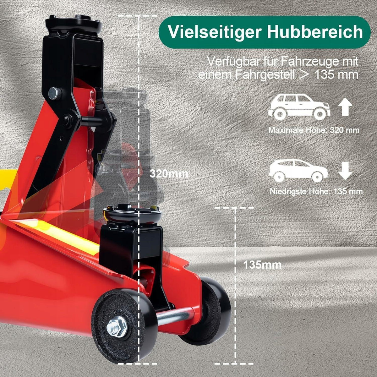 HYCHIKA Hydraulic lift 1.5T Workshop lift with quick pump Manufacturer code 214299