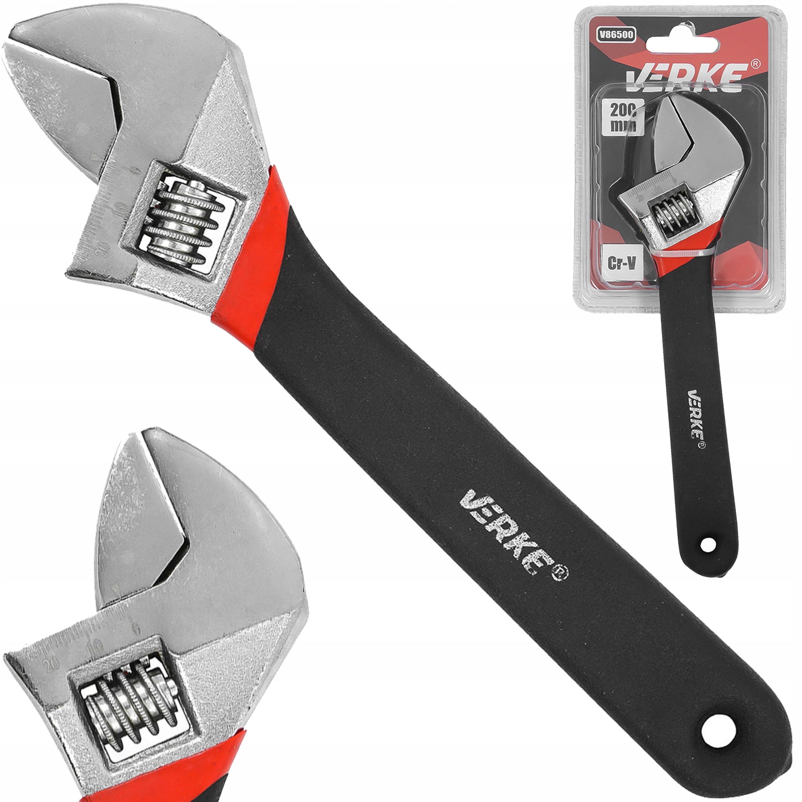 HYDRAULIC ADJUSTABLE WRENCH SWEDISH FRENCHMAN 200 mm Manufacturer code V86500