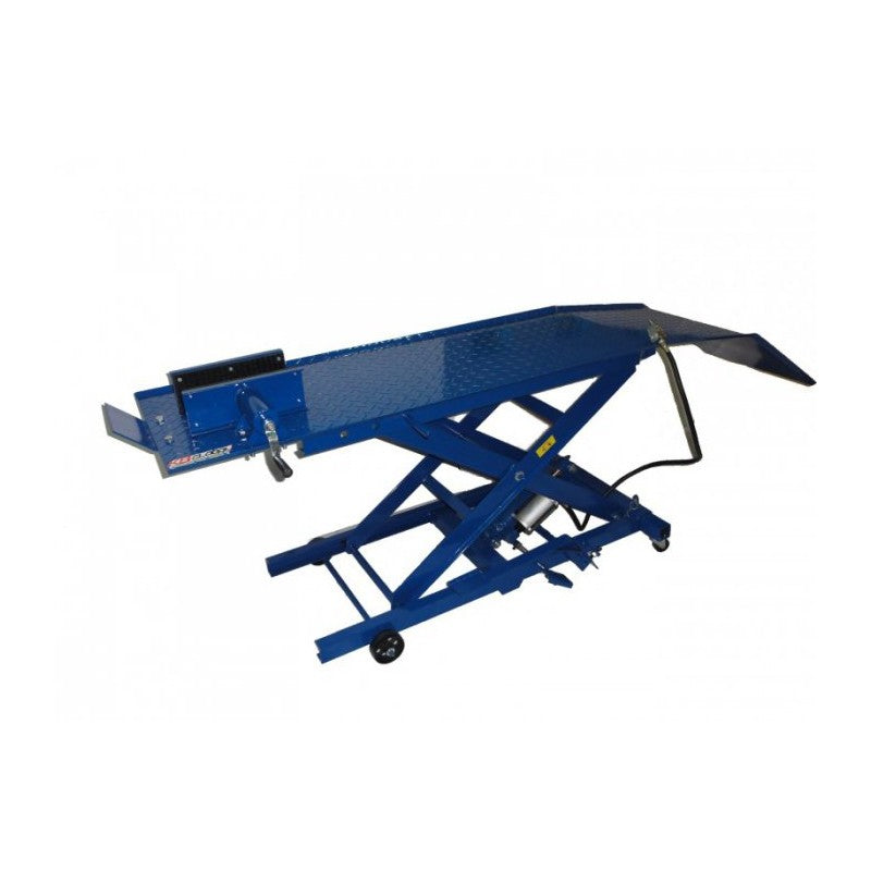 HYDRAULIC AND PNEUMATIC PLATFORM SCISSORS LIFT FOR MOTORCYCLES 0.36 T EAN (GTIN) 5902211606642