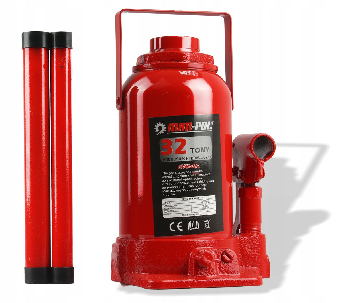 HYDRAULIC BAR LIFT 32T CAR JACK 255-430mm MAR-POL Manufacturer code M80365