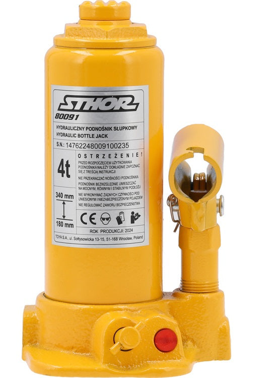 HYDRAULIC BOLLARD JACK CAR JACK 4 TONS 80091 Manufacturer code 80091