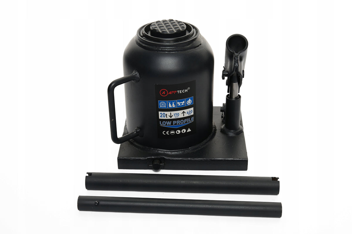 HYDRAULIC BOLLARD JACK TWO-STAGE JACK 20T 20 TONS LOW Manufacturer code PB20TNAT5