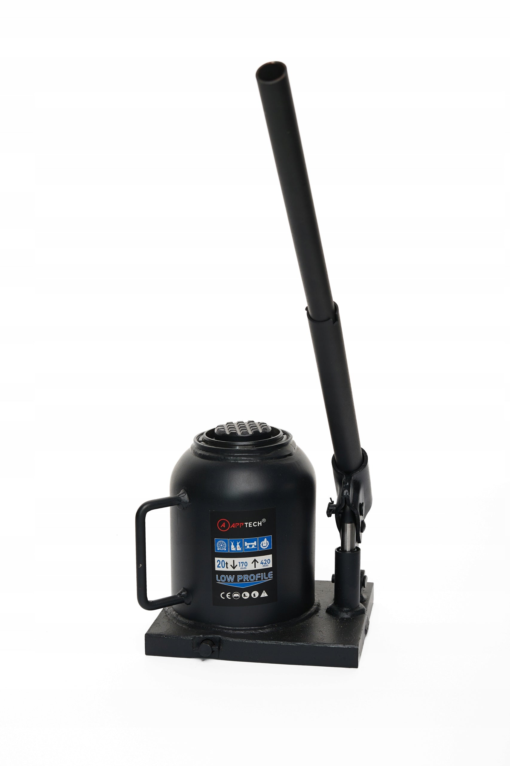 HYDRAULIC BOLLARD JACK TWO-STAGE JACK 20T 20 TONS TIR LOW Brand AppTech