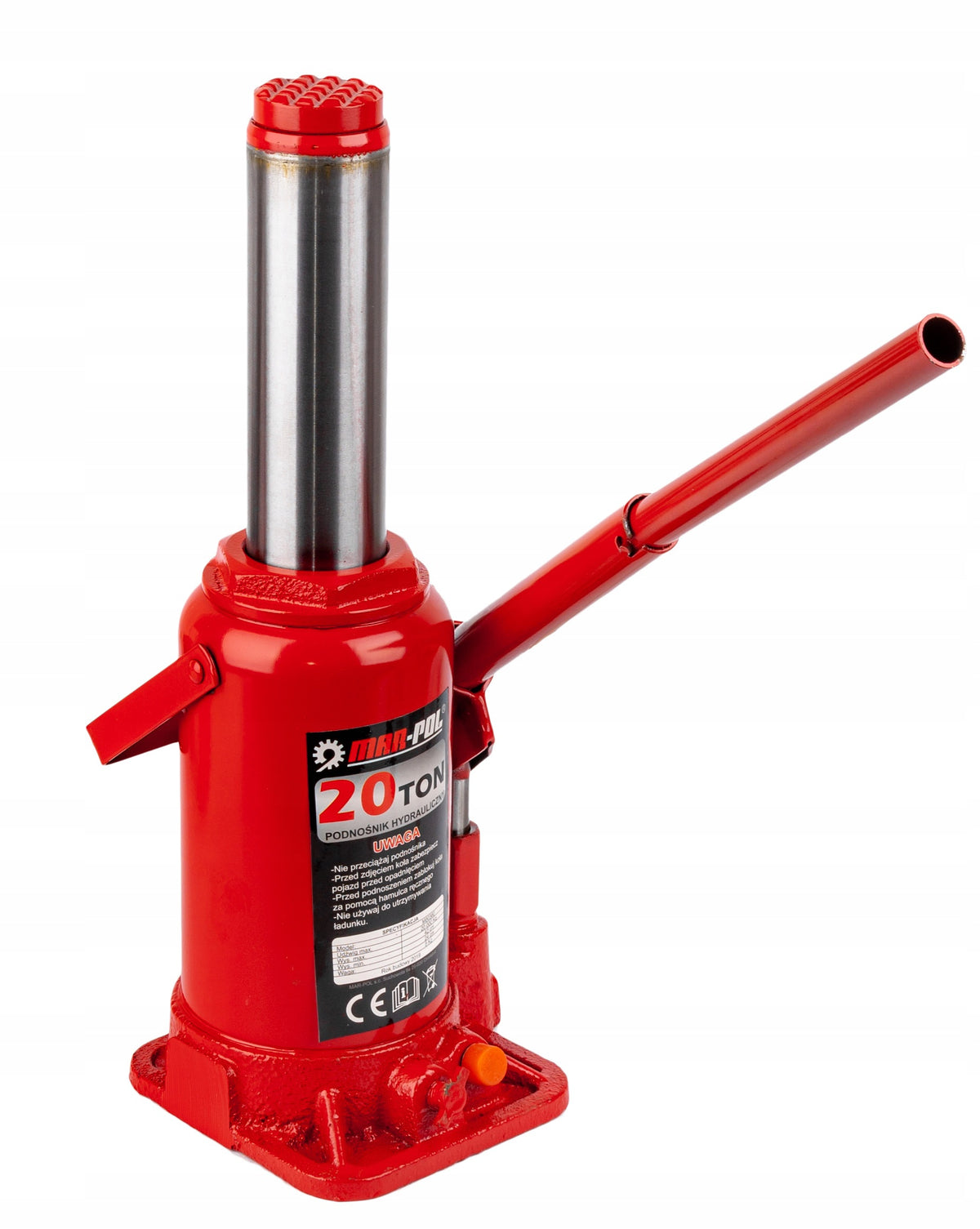 HYDRAULIC BOLLARD LIFT 20T BOTTLE JACK STRONG JACK 20 T