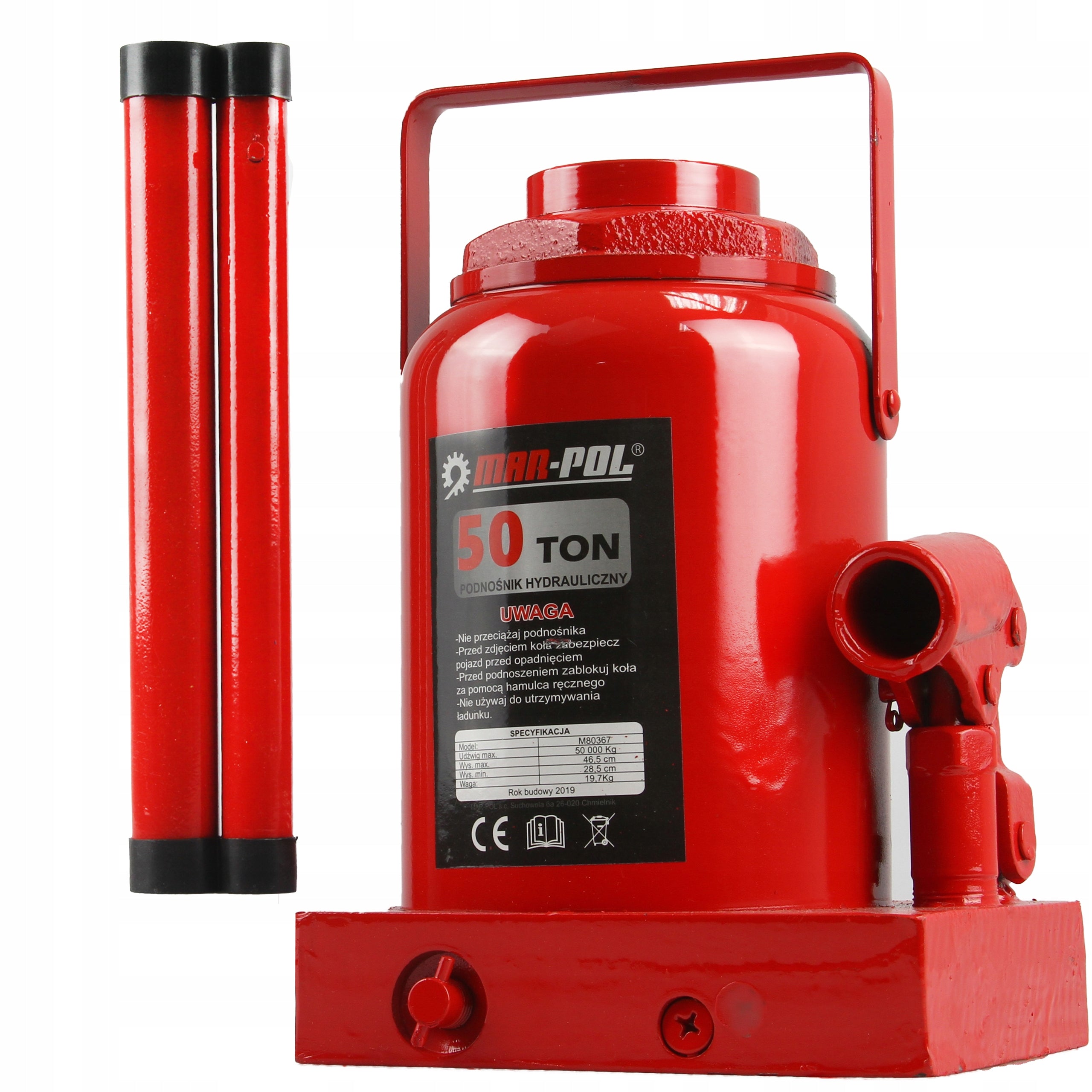 HYDRAULIC BOLLARD LIFT 50 TONS JACK 50T Manufacturer code M80367