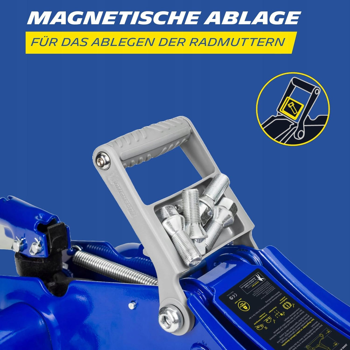 HYDRAULIC CAR LIFT 1800 KG BLUE Brand no brand