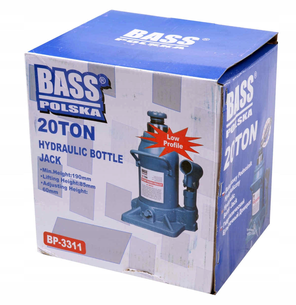 HYDRAULIC JACK POST JACK 20T BASS POLSKA Manufacturer code BP-3311