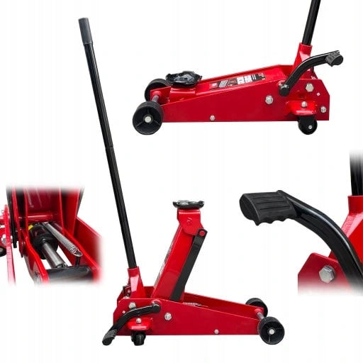 HYDRAULIC JACK WITH PEDAL 3,5T 145-500MM FROG JACK CARS