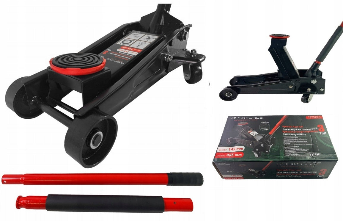 HYDRAULIC LIFT 3T FROG+RUBBER rockforce