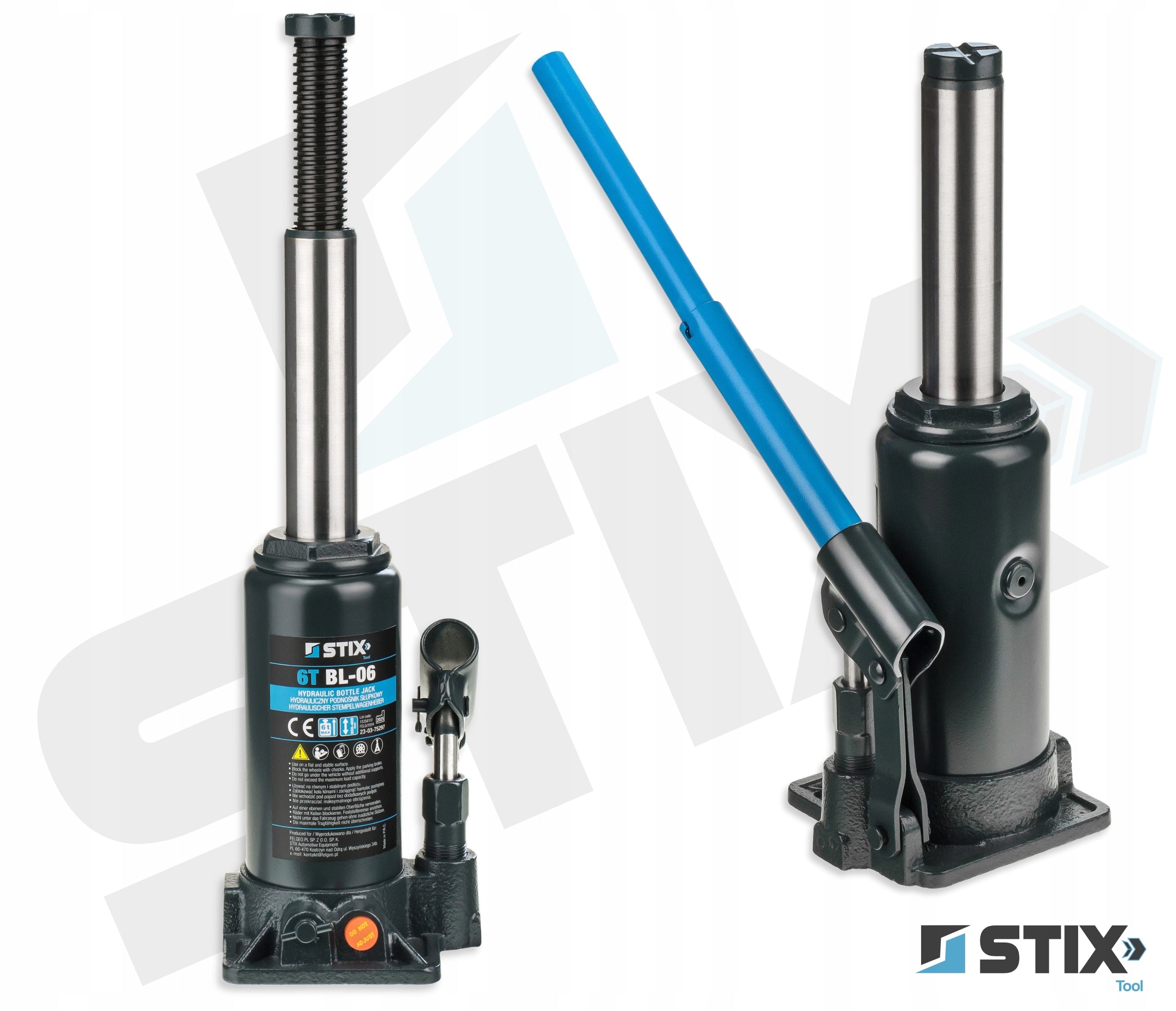HYDRAULIC LIFT 6T 200-405mm BL-06 BOTTLE POST LEVER STIX EAN (GTIN) 5903636064055