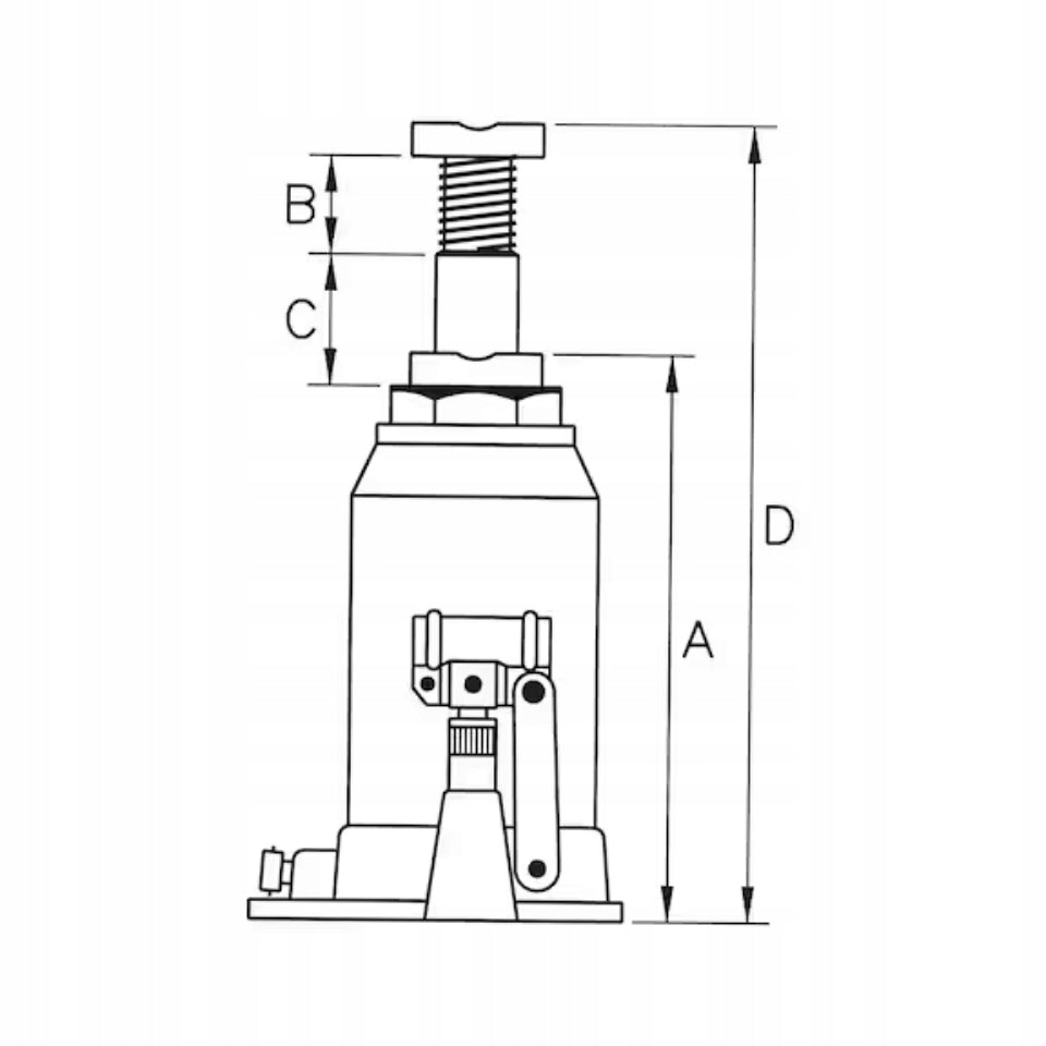 HYDRAULIC LIFT BLACK 20T Wurth 071554 23 Manufacturer code 071554 23