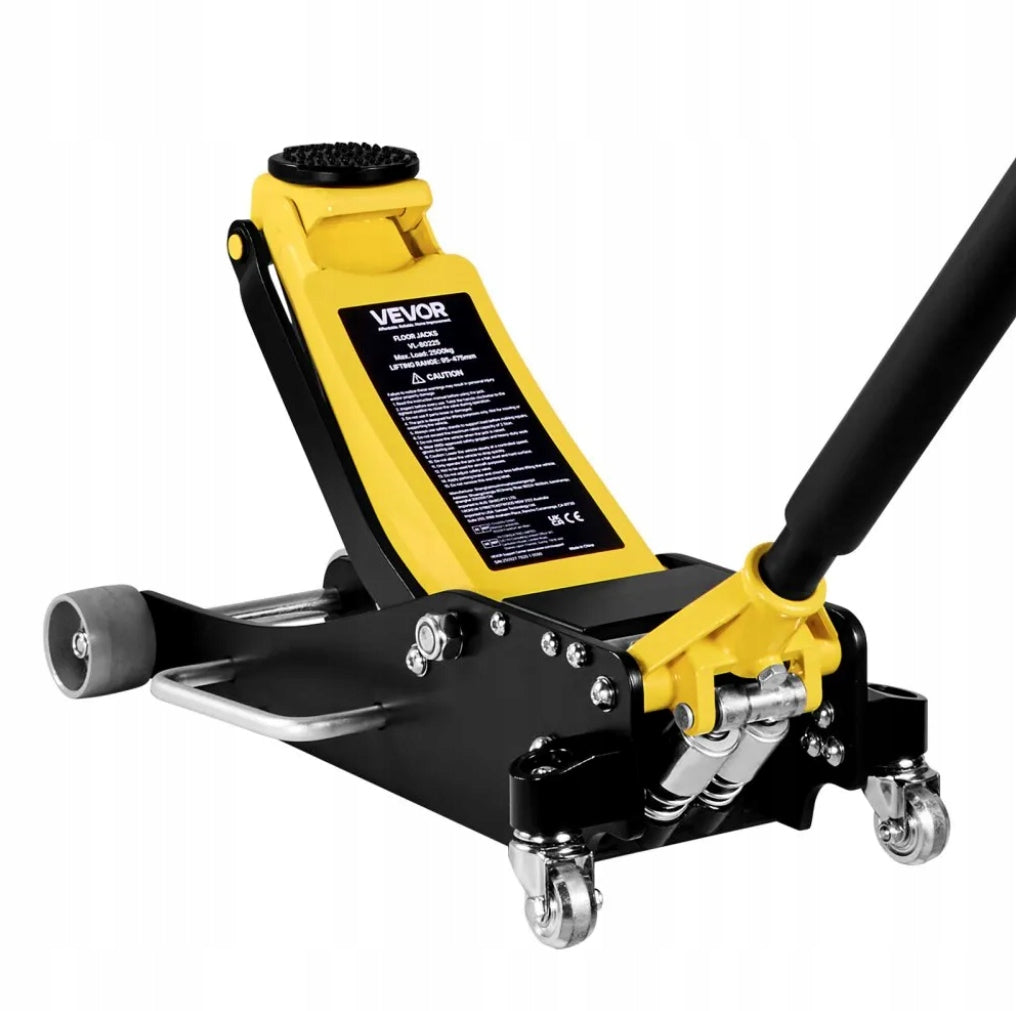 HYDRAULIC LIFT FROG 2,5 T Low profile Double piston 95-475 mm