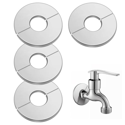 HYDRAULIC PIPE COVER SELF ADHESIVE STEEL 20MM SET OF 4 PCS STEEL Brand no brand