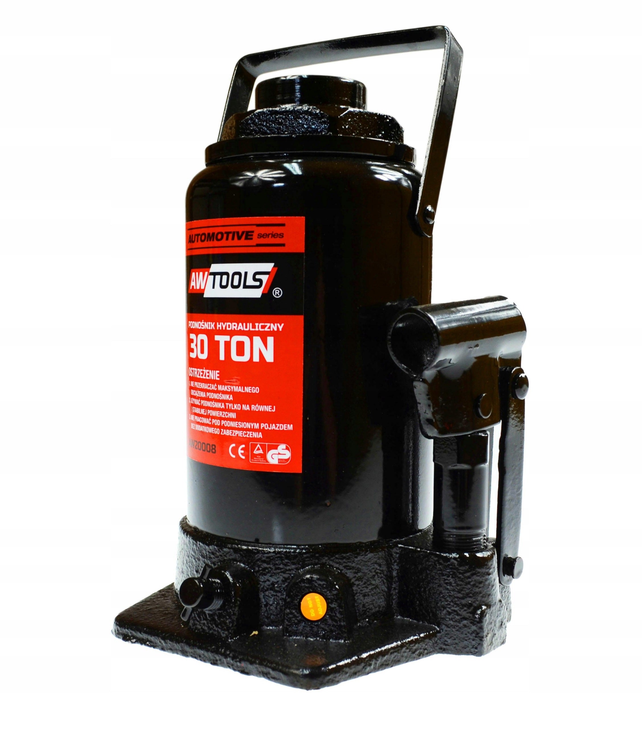 HYDRAULIC PISTON LEVER POST LIFT 30 TON 255-410mm AWTOOLS