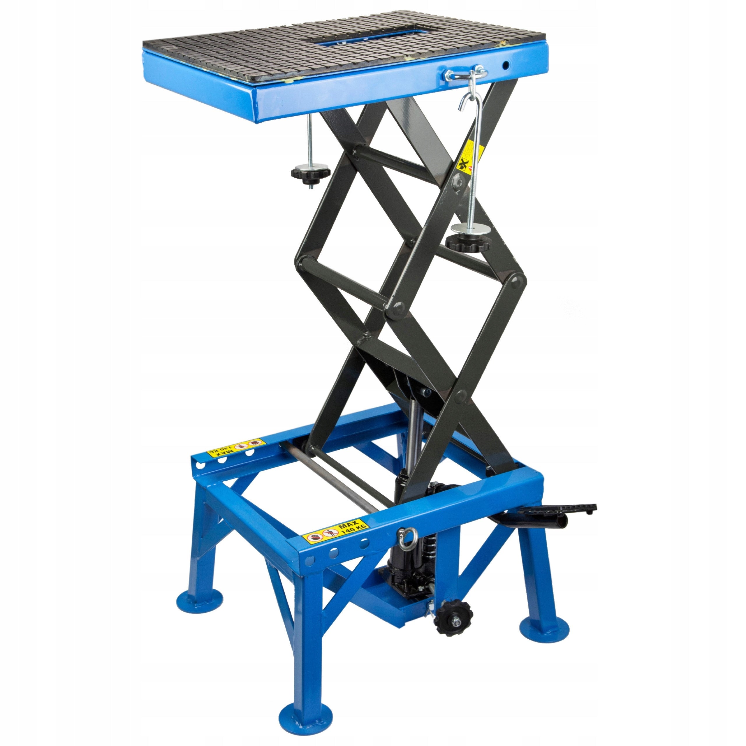 HYDRAULIC SCISSORS LIFT MOTORCYCLE MOTOR STAND 140 KG STIX Packaging status original