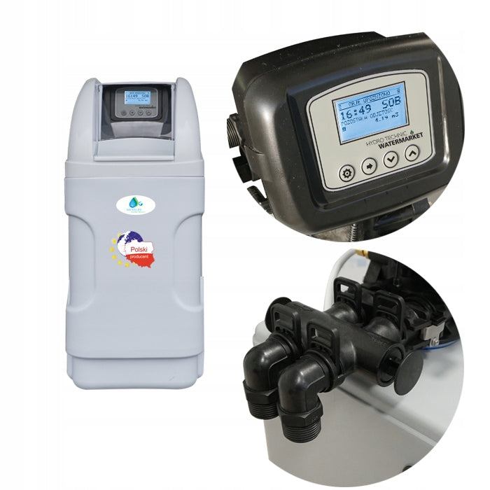 HYDRO PREMIUM 12 water softener, up-flow, levatite, PL menu, dry tank Packaging status original
