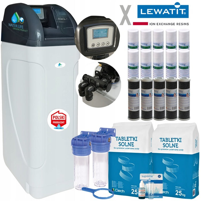 HYDRO PREMIUM 32 WATER SOFTENER, LEVATITE, DRY ZBIO, UP-FLOW, SALT ALARM