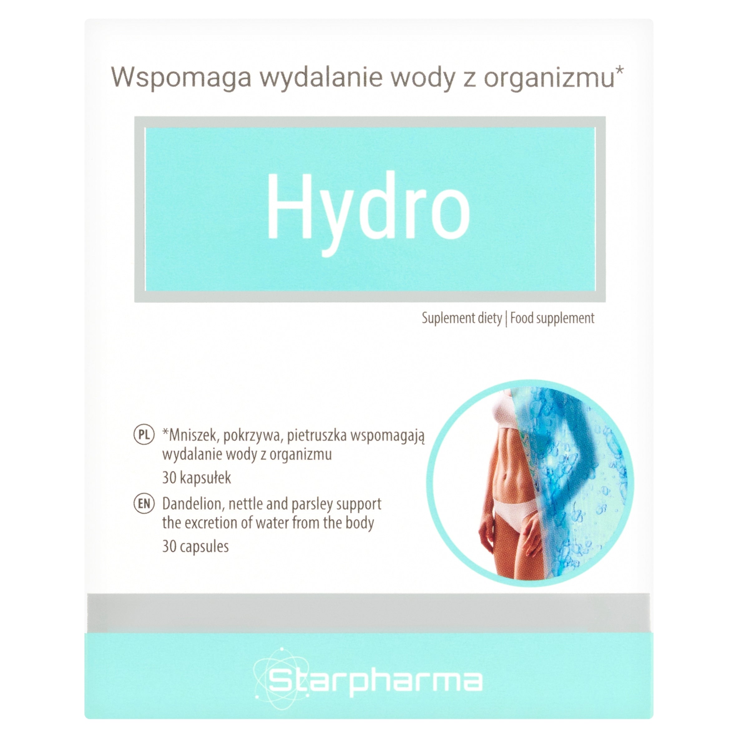 HYDRO dietary supplement Starpharma dandelion capsules 30 pcs. Brand Starpharma