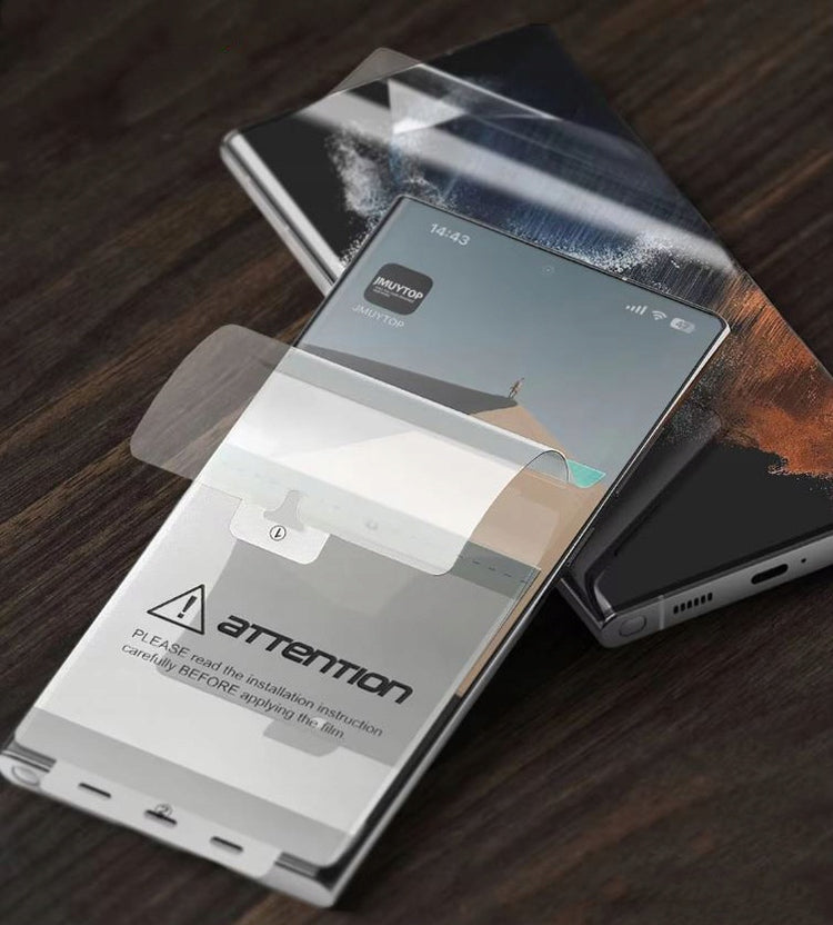 HYDROGEL FILM FOR SAMSUNG S23 ULTRA SIMPLE INSTALLATION ON GALAXY S23 ULTRA Packaging status original