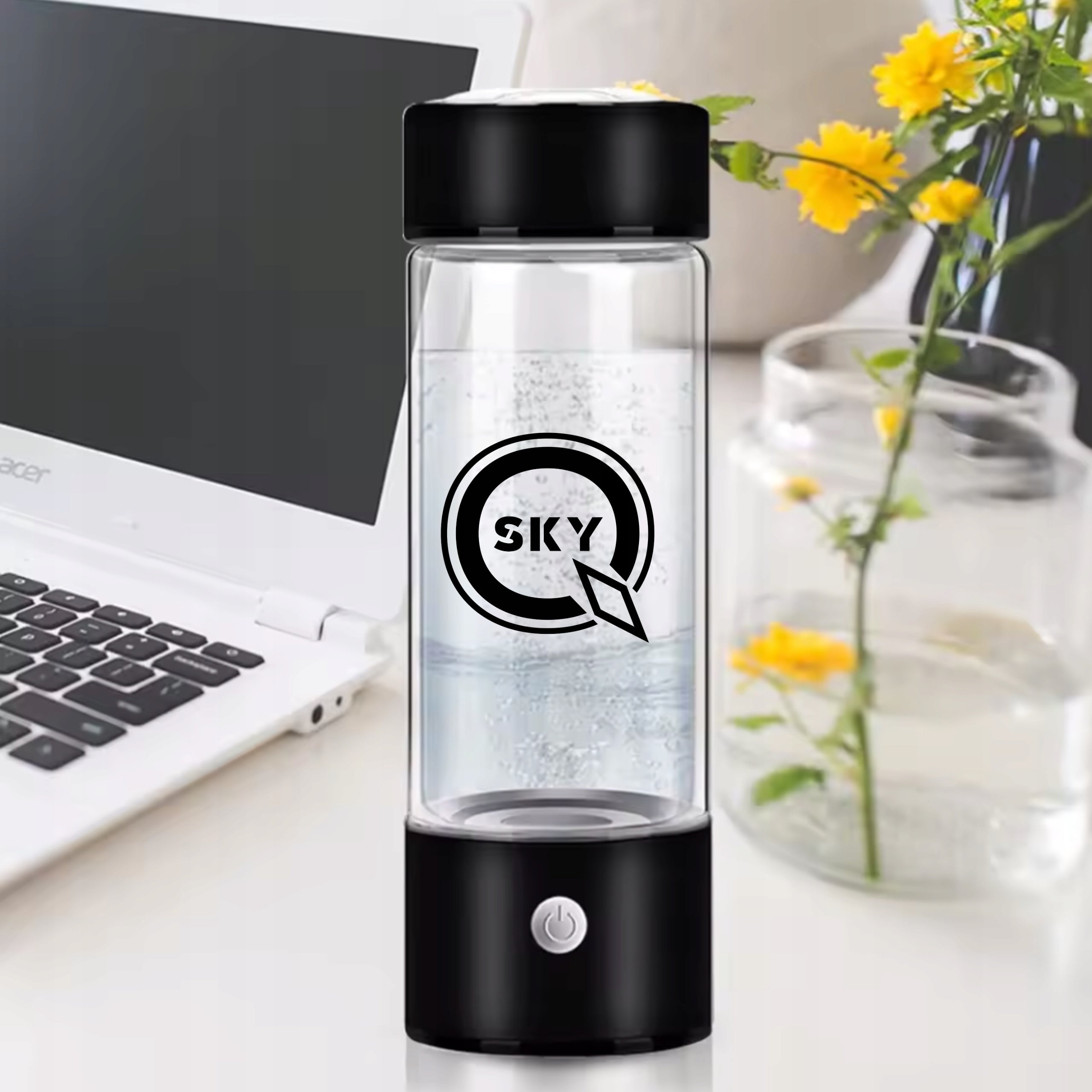 HYDROGEN BOTTLE HYDROGEN WATER GENERATOR ACTIVE HYDROGEN PORTABLE IONIZER Manufacturer code generator wodoru w wodzie H2 HHO BUTELKA JON