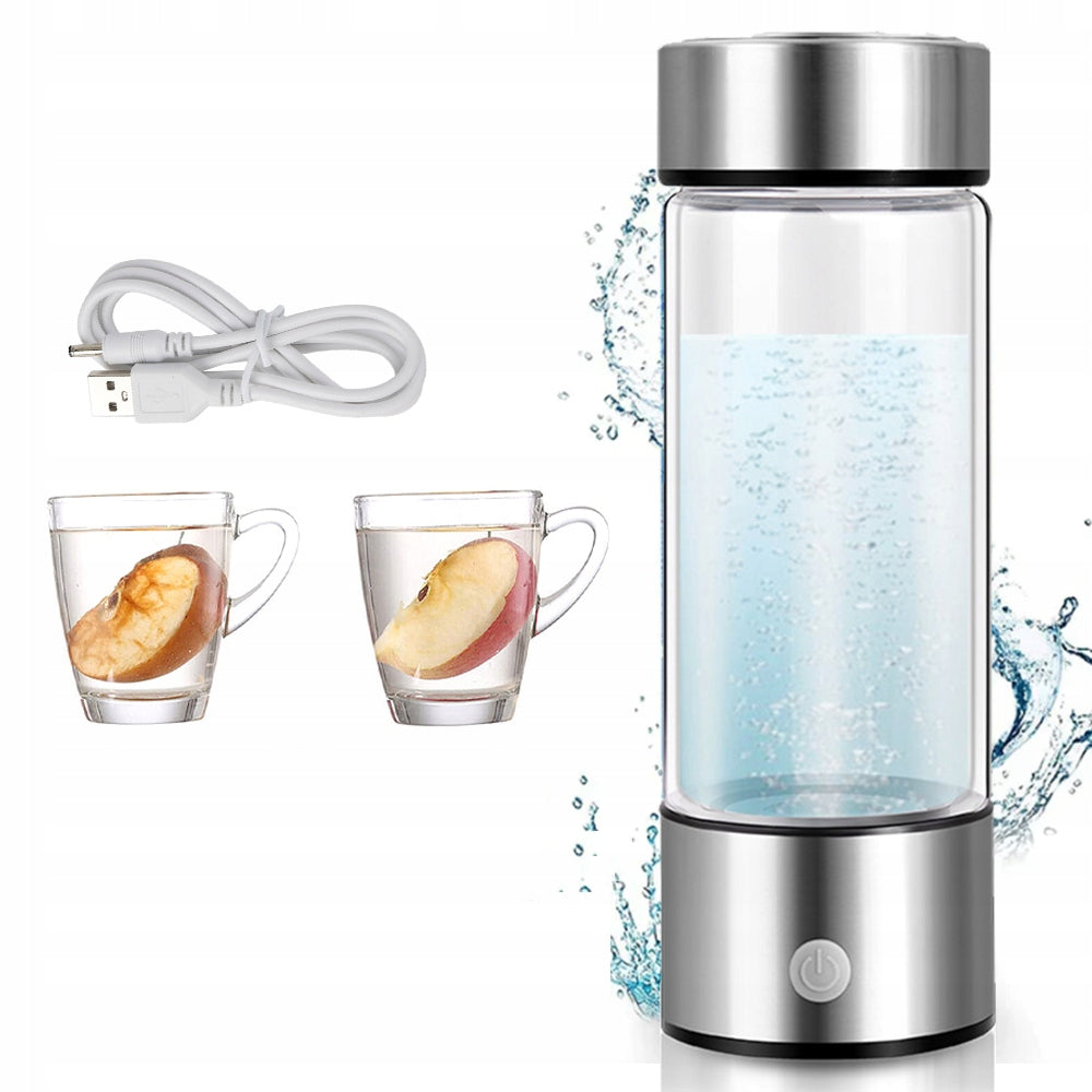 HYDROGEN WATER GENERATOR ACTIVE HYDROGEN PORTABLE IONIZER 420ml