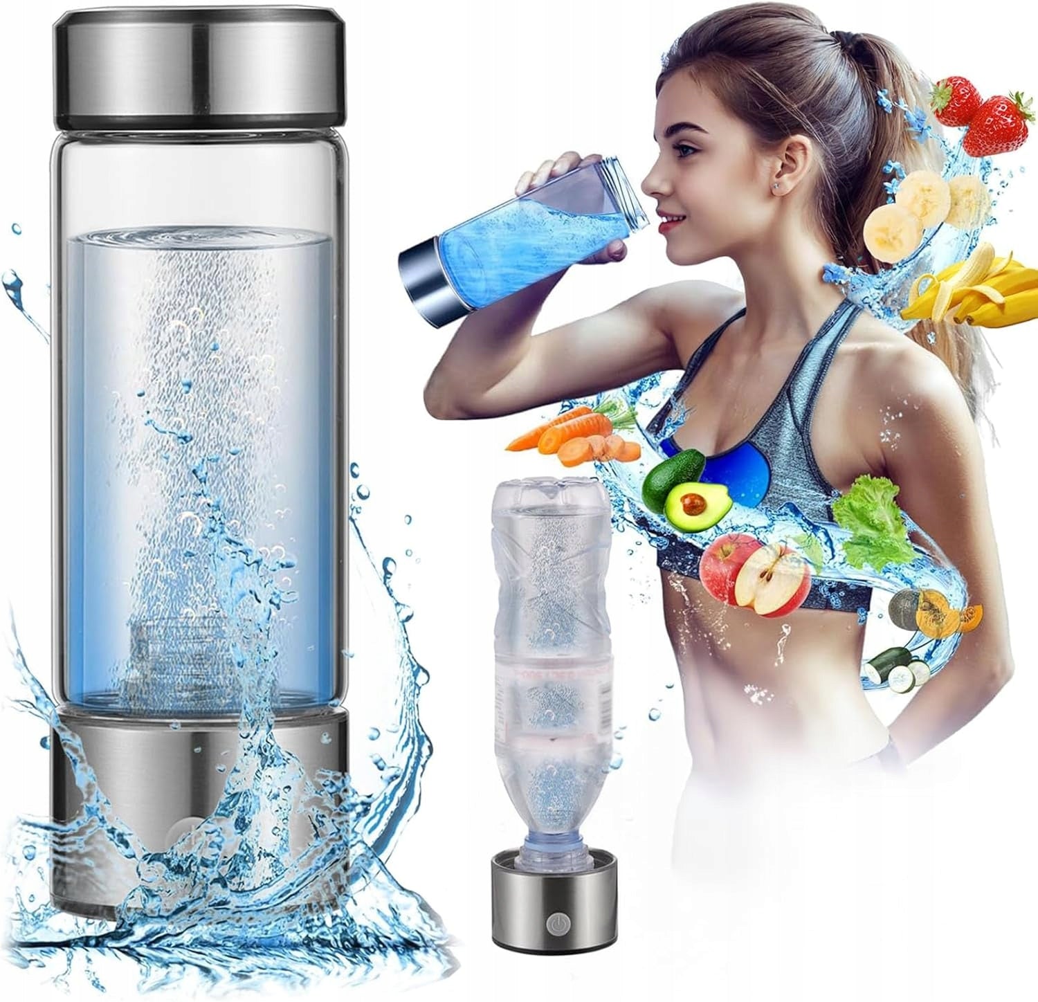 HYDROGEN WATER GENERATOR IONIZER ACTIVE HYDROGEN BOTTLE HYDROGEN IONIZATION