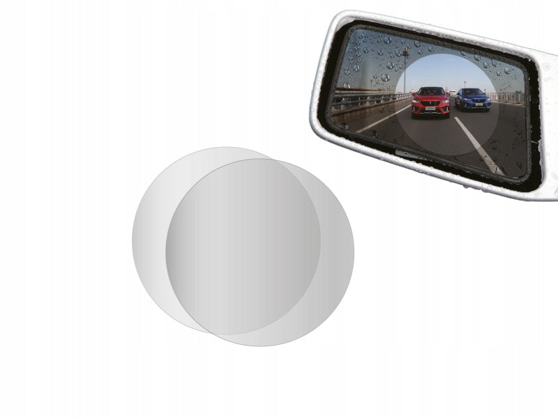 HYDROPHOBIC FILM FOR MIRRORS 100mm 2pcs ROUND