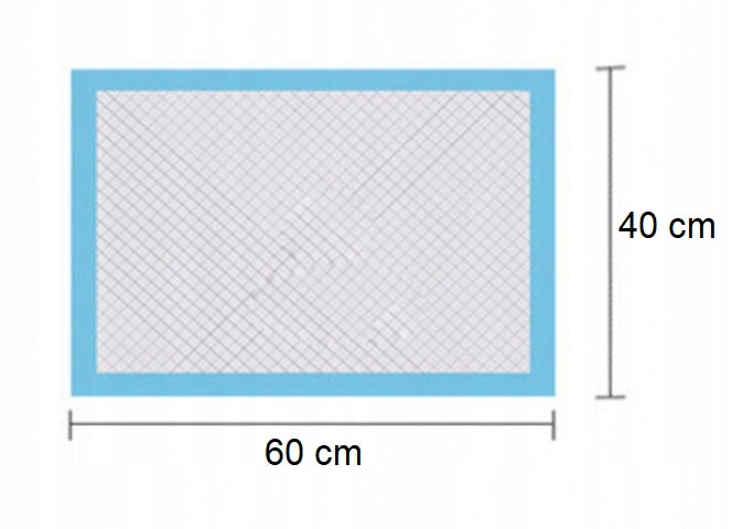 HYGIENE PADS ABSORBENT CAT DOG MATS FOR PEEING 40x60 - 25pcs.