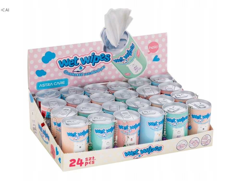 HYGIENE WET WIPES ASTRA CARE IN A CAN BOWL 1PCS