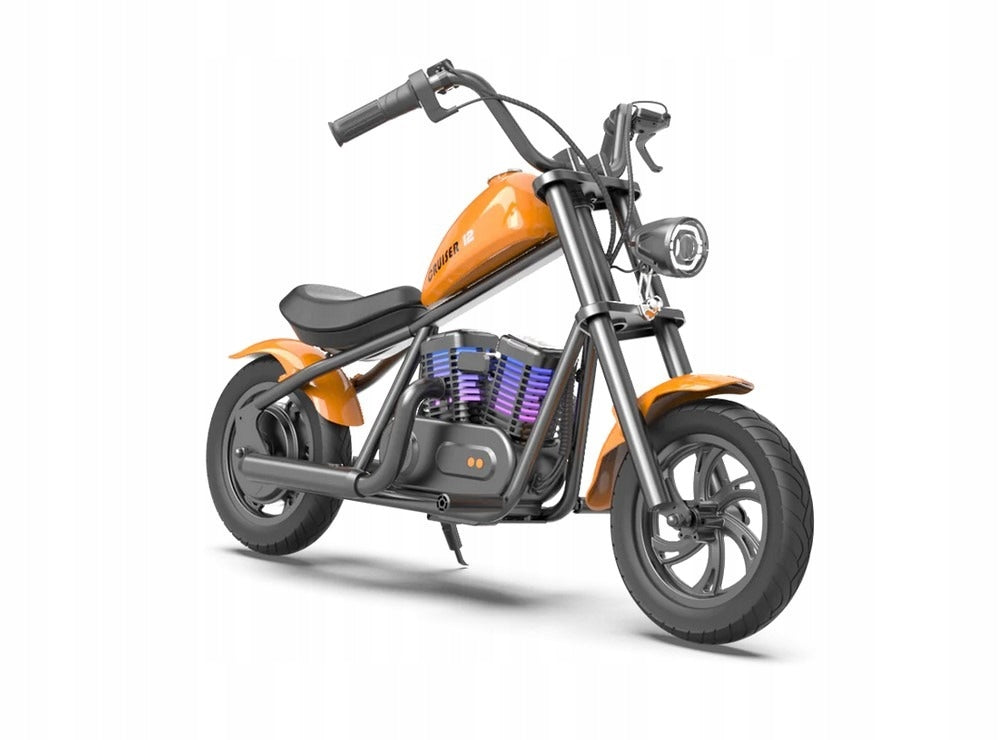 HYPER GOGO CRUISER 12 PLUS ELECTRIC MOTORCYCLE ORANGE up to 65kg 16 kmh Manufacturer code HG1020472