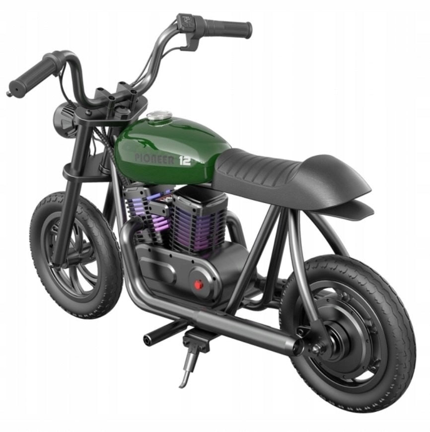 HYPER GOGO Pioneer 12 Plus Children's Electric Motorcycle, Green Brand no brand