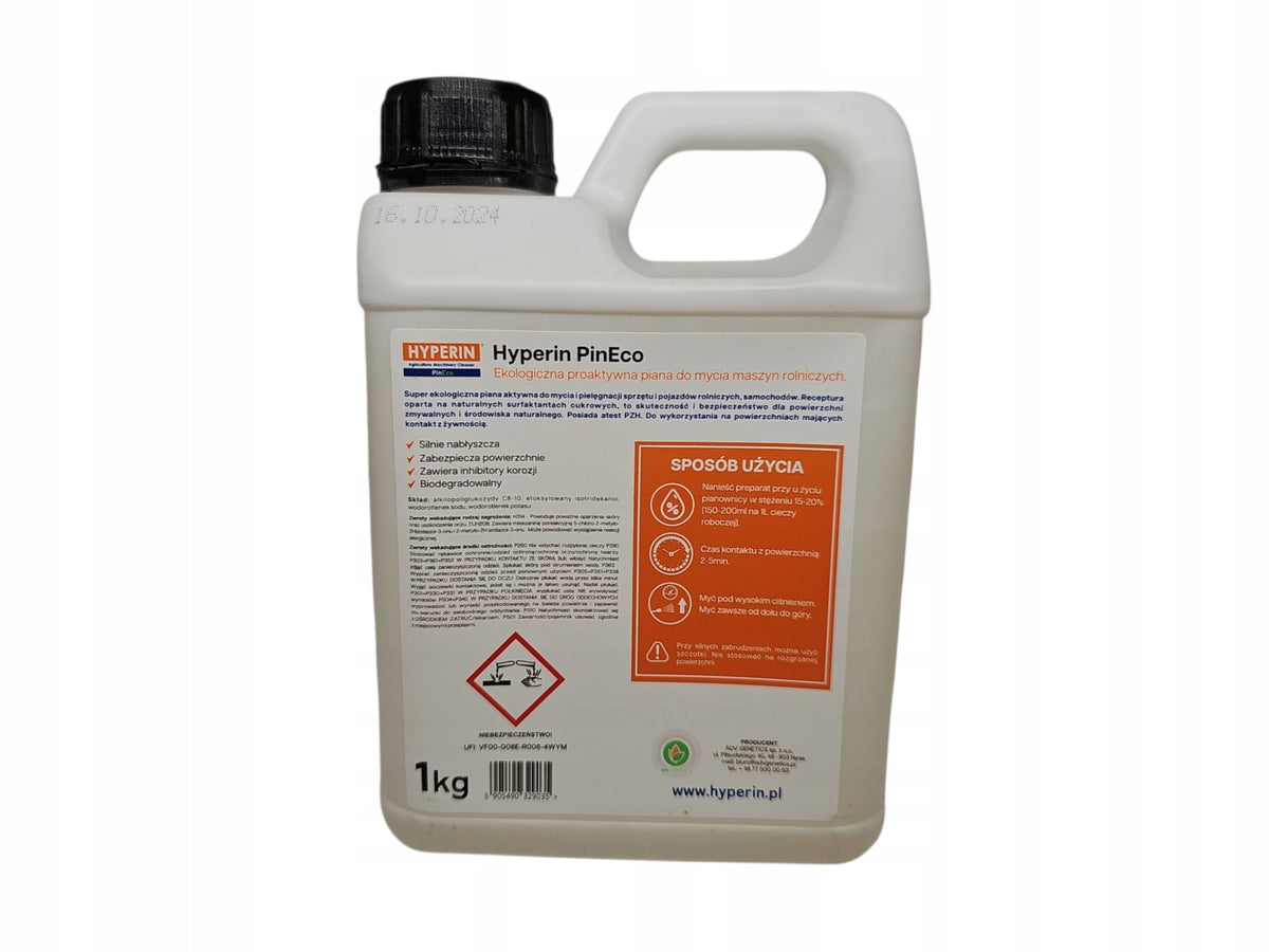 HYPERIN PinECO 1kg Organic Proactive Foam for Washing Manufacturer no brand