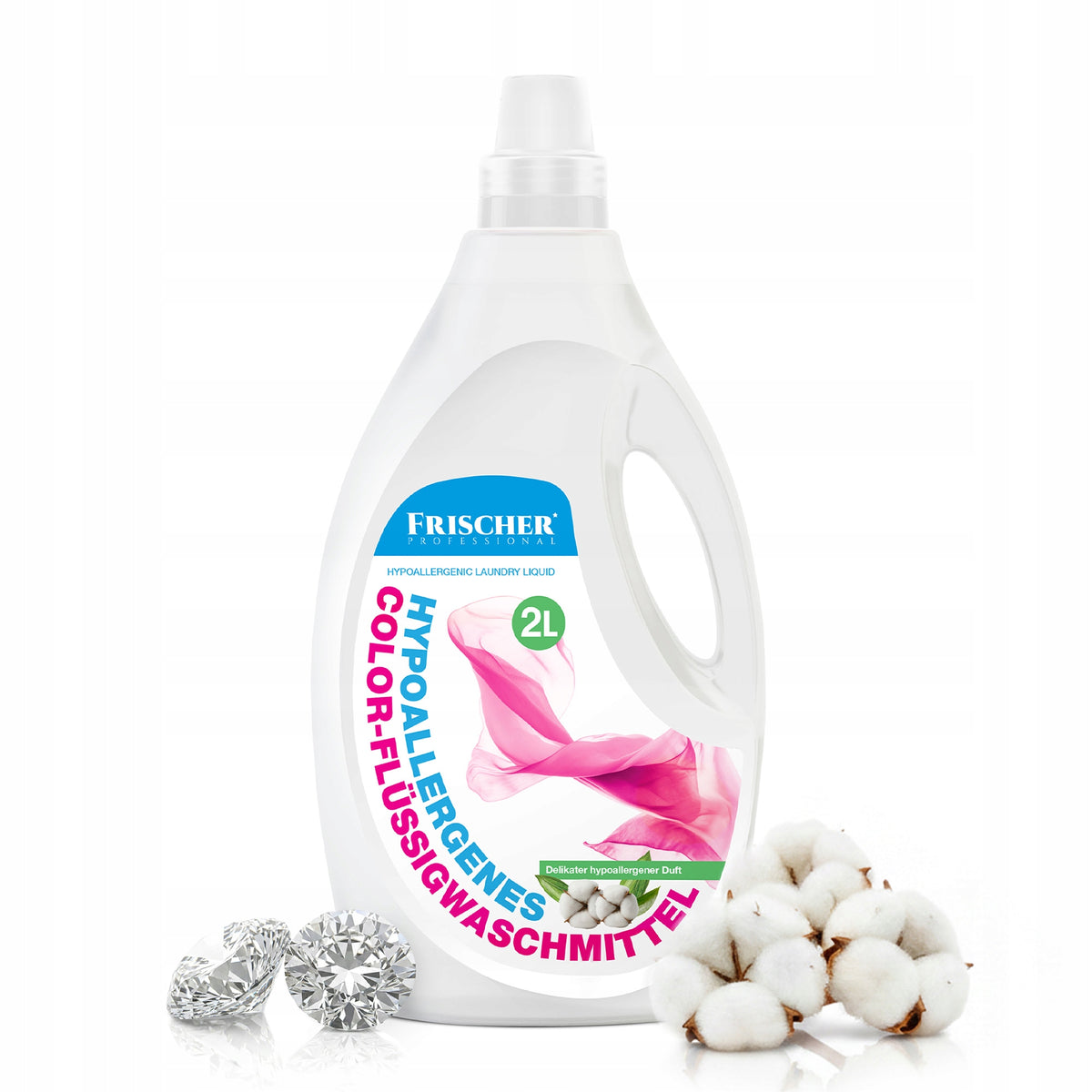HYPOALLERGENIC WASHING LIQUID 2000 ML GENTLE ON THE SKIN SMELL DIAMANT