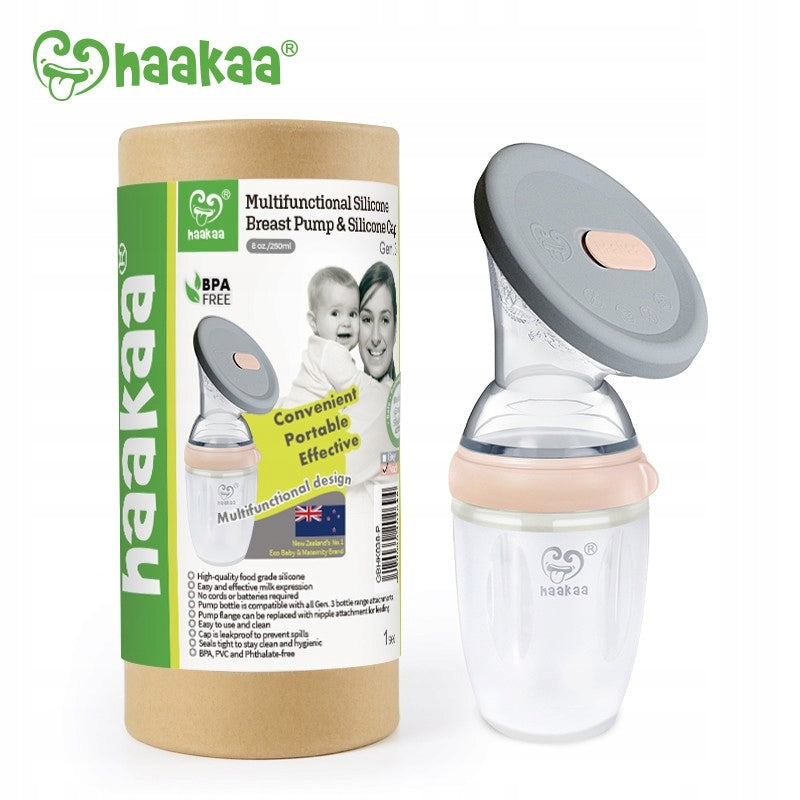 Haakaa Multifunction silicone collector breast pump with lid Gen.3 250ml Medical device no