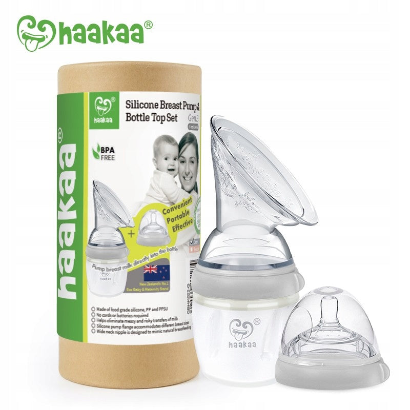 Haakaa Silicone collector breast pump with accessories for bottle Gen.3 160ml Gr Medical device no