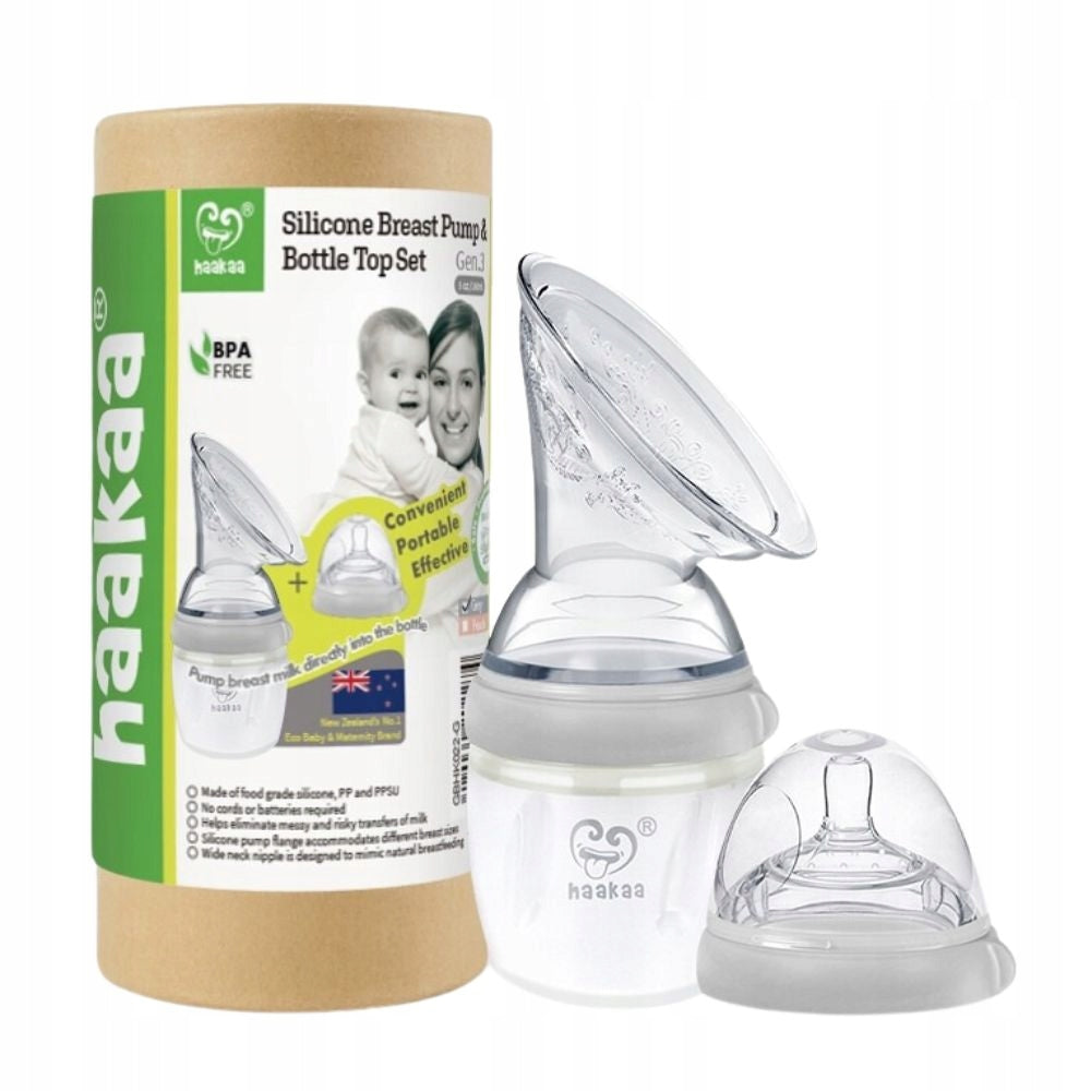 Haakaa Silicone collector breast pump with accessories for bottle Gen.3 160ml Gr