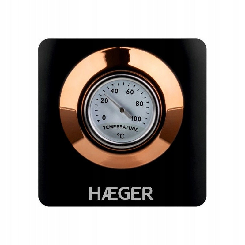 Haeger EK-22B.024A Electric Kettle 1.7L 2200W Stainless Steel Wiel Capacity 1.7 l