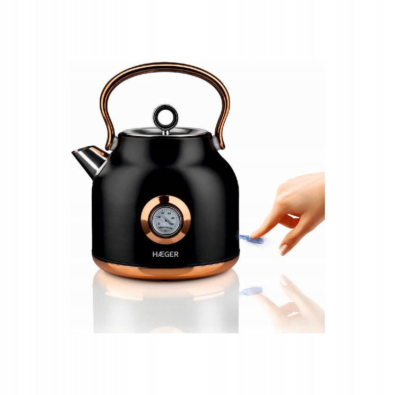 Haeger EK-22B.024A Electric Kettle 1.7L 2200W Stainless Steel Wiel Power 2200 W