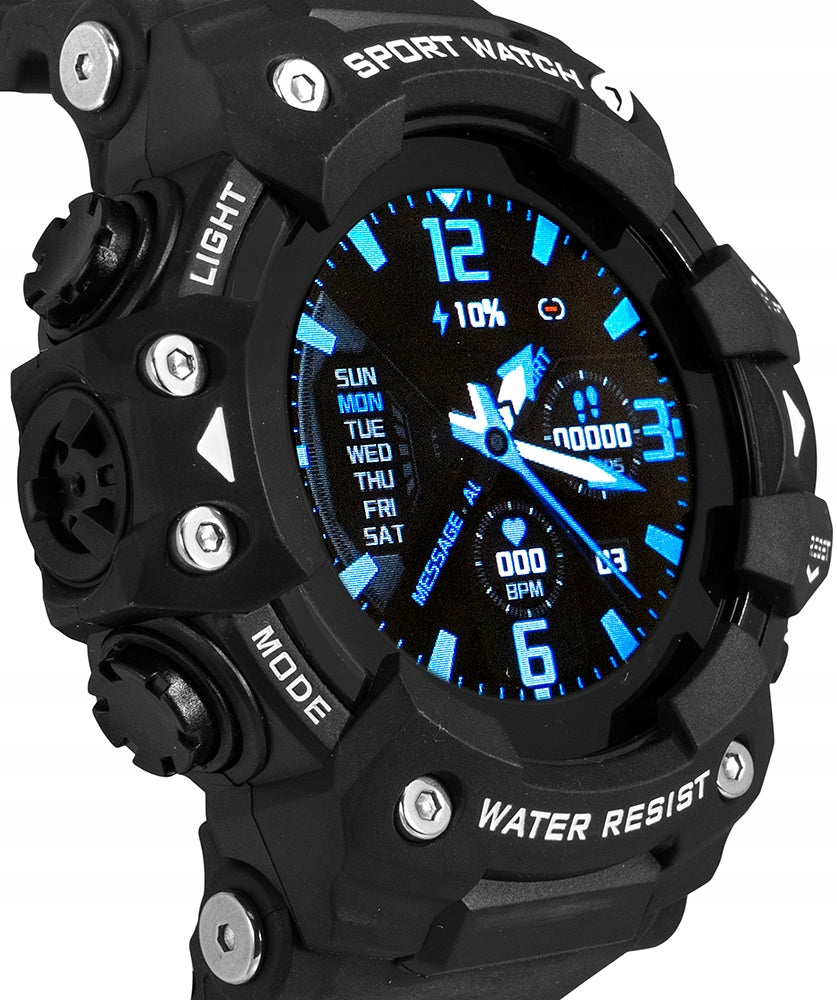 Hagen SMARTWATCH HC18-BLACK WITH BLUE Brand Hagen