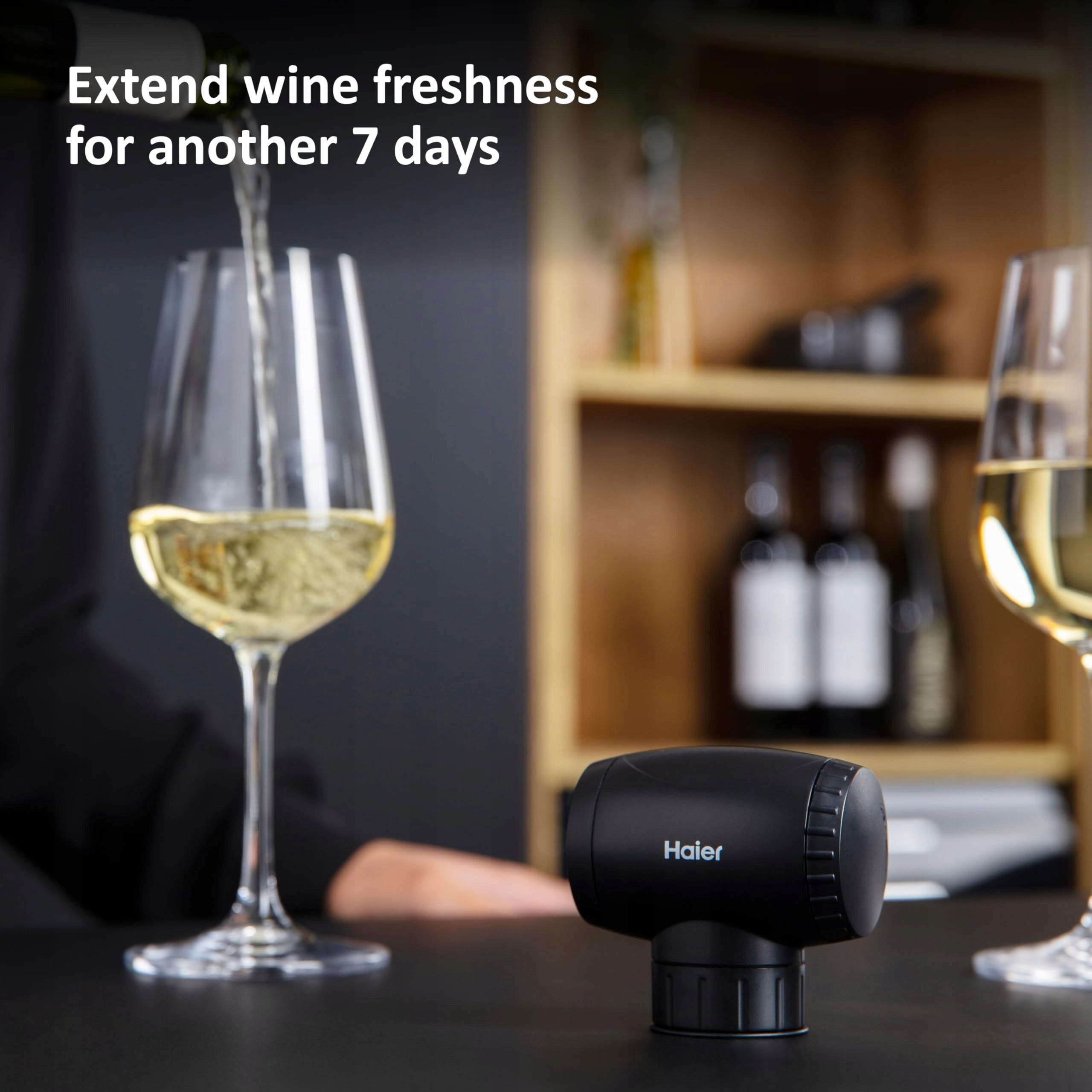 Haier Electric Vacuum Sealer - Preserves Food's Authentic Taste and Aroma, Extends Shelf Life Brand Haier