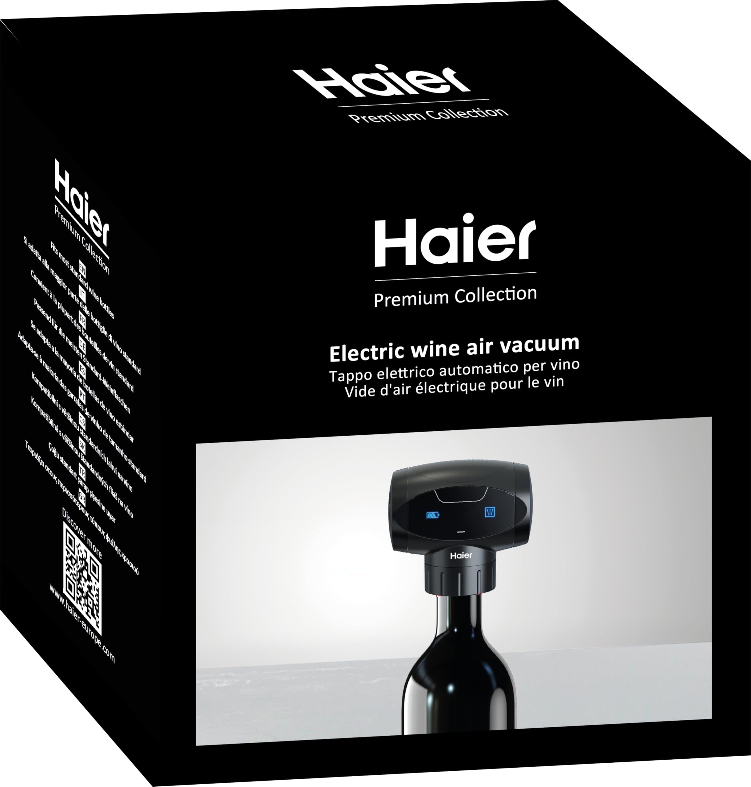 Haier Electric Vacuum Sealer - Preserves Food's Authentic Taste and Aroma, Extends Shelf Life