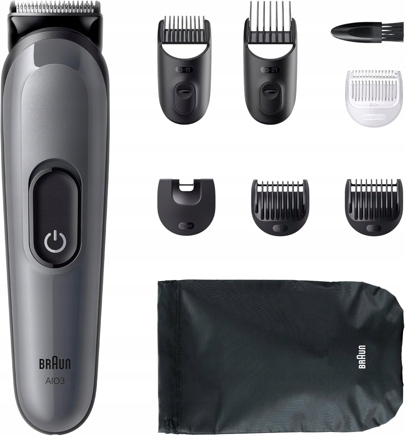 Hair Beard Trimmer 8in1 50 Min Braun AIO3540