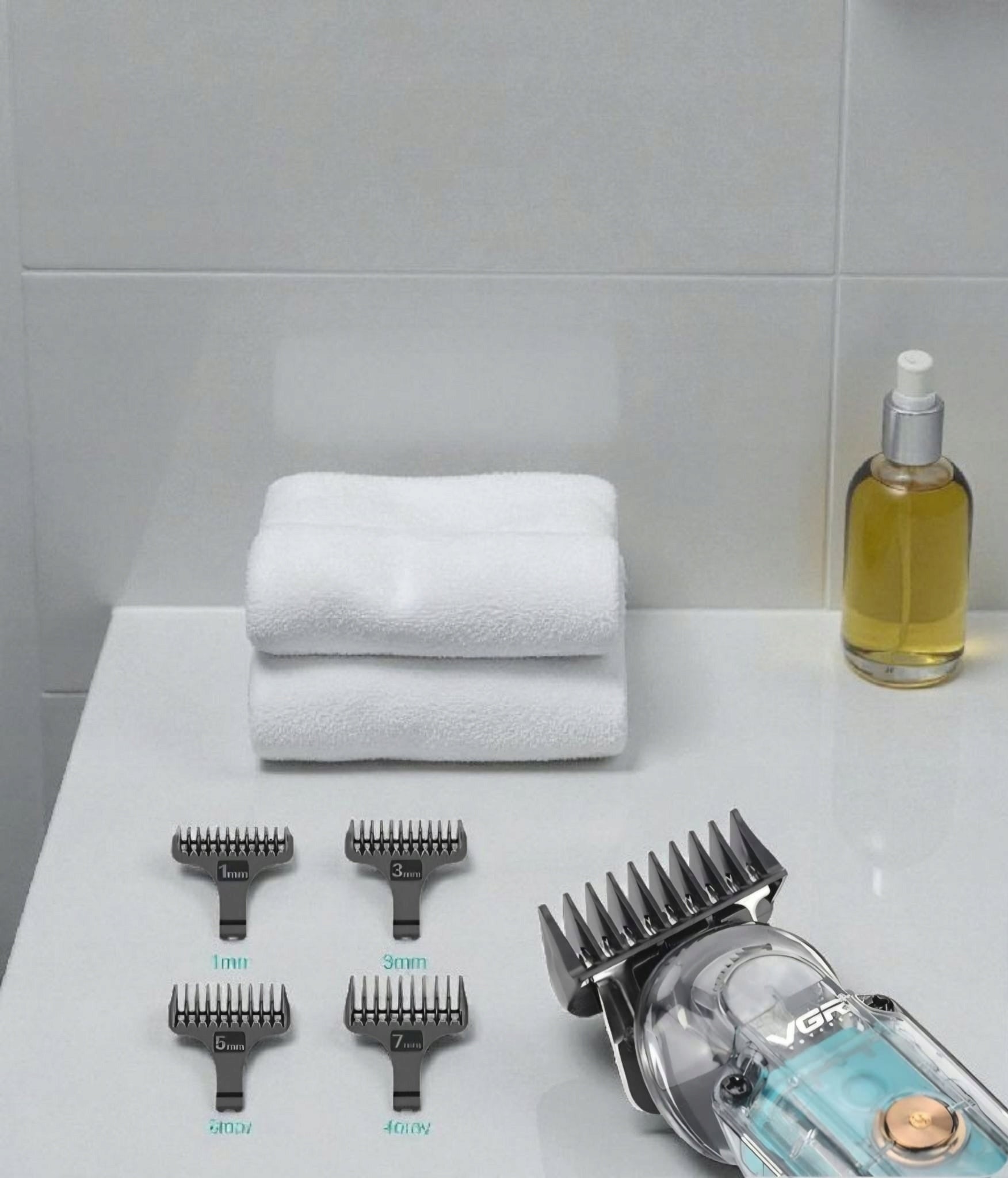 Hair Clipper Beard and Nose Trimmer Wireless IPX6 USB LCD Brand no brand