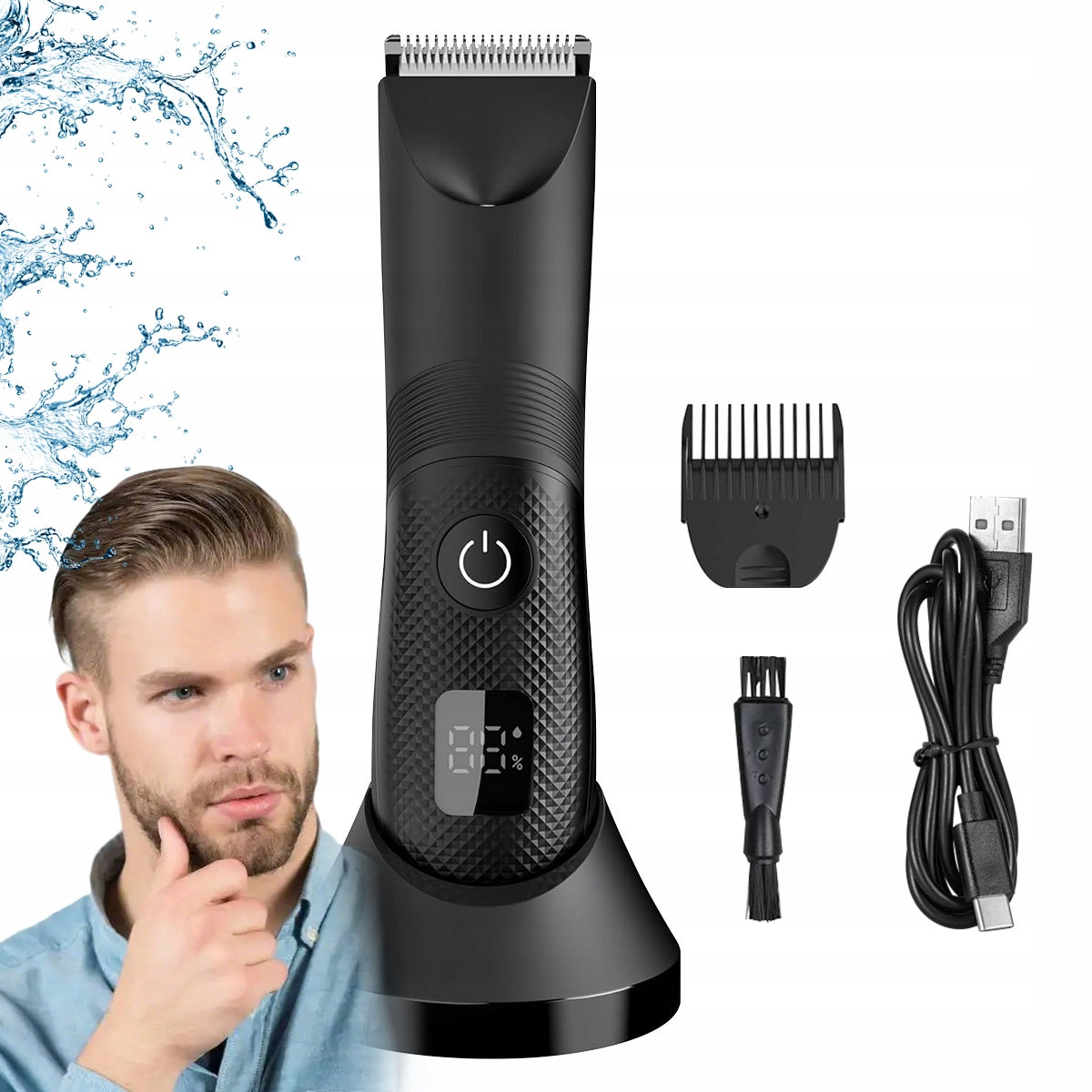 Hair Clipper Shaving Intimate Places Body Trimmer
