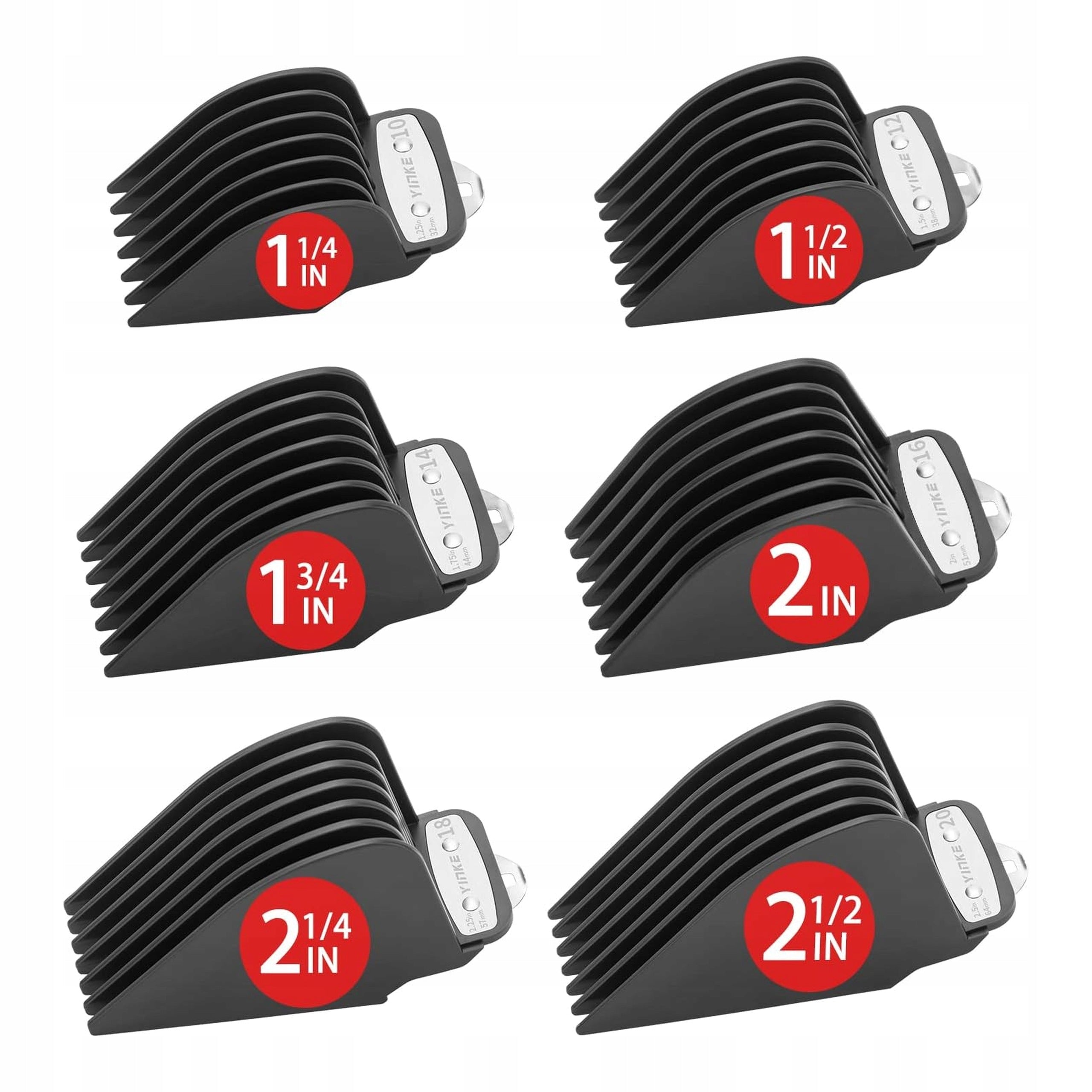 Hair Clipper Trimmer Combs 6 Length 32-64mm