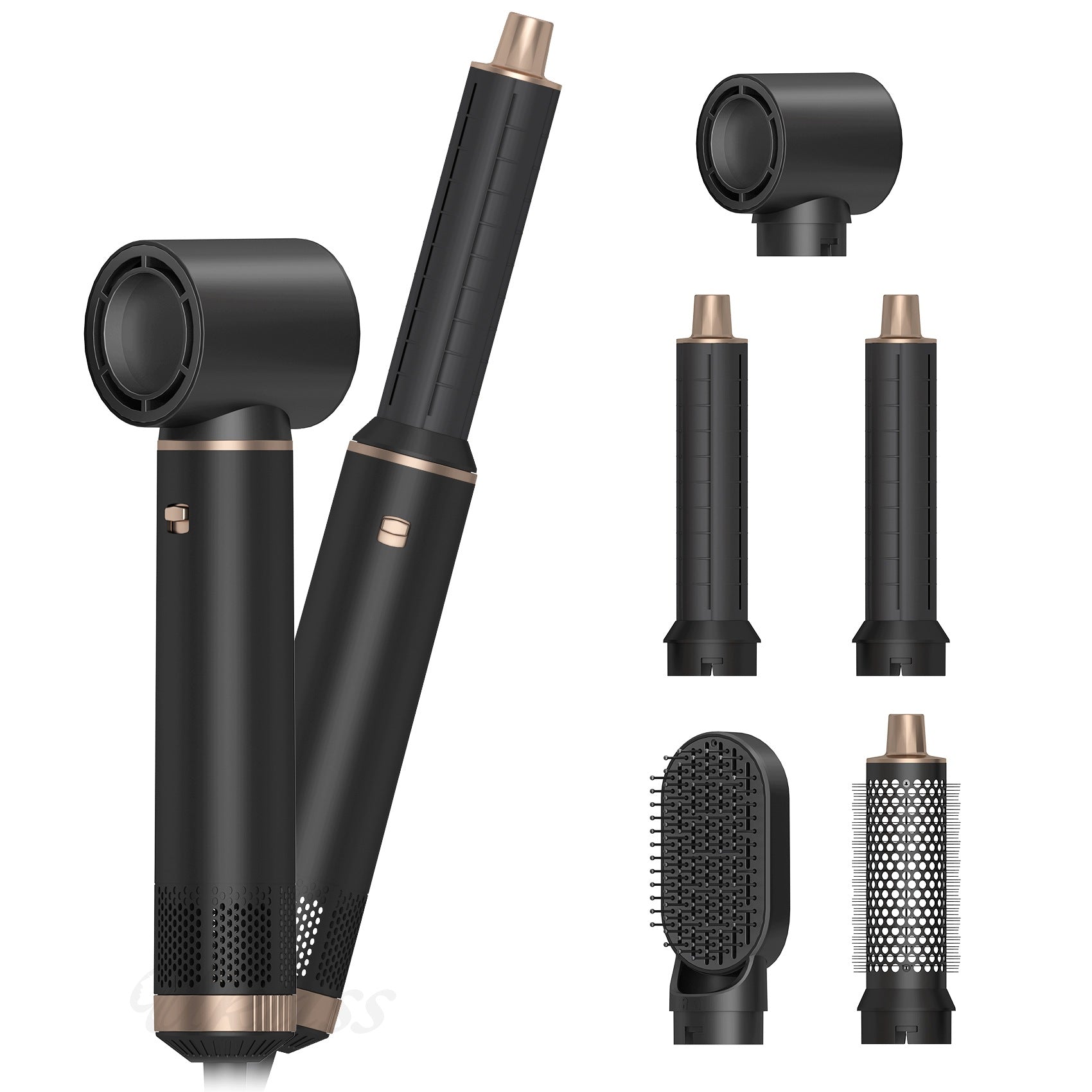 Hair Curler-Dryer 5in1 Brush Activ Caps 1000W