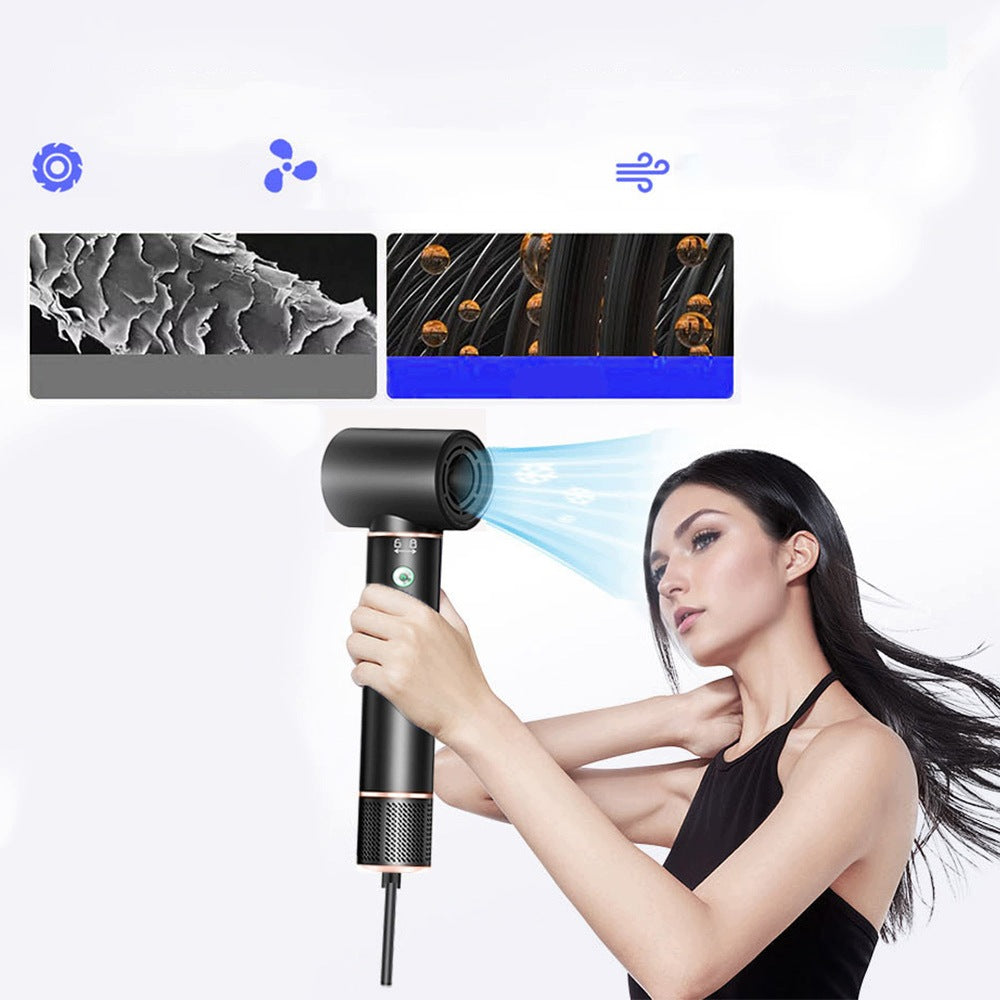 Hair Curler Dryer With Ionization 5in1 Rotating Multifunctional Strong Packaging status original